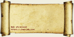 Biljana Bzeničanin vizit kartica